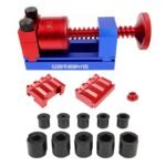 Aluminum Rotary Fuel Hose AN Fitting Installation Tool Kit, Hose and Fitting Assembly Kit, AN4 to AN12