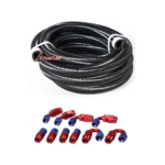 10/16/20FT 10AN CPE Fuel line Hose Braided Nylon Stainless Steel Oil Gas - Image 34