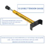 Belt Tension In Gauge, Adjustable 10 Pounds, with L Shaped Pad, Motorcycle Belt Tension Tool - Image 4