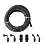 10/16/20FT 6AN CPE Fuel line Hose Braided Nylon Stainless Steel Oil Gas - Image 50