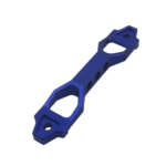 190mm Red Aluminum Alloy Car Battery Tie Down Bracket - Image 11