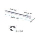 GSTP Door Hinge Pins and Bushing Kit 4 Sets For 1988-2002 Chevy GMC Fullsize Truck US - Image 4