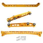 Rear Lower Control Arm Subframe Brace Tie Bar Kit For 92-95 Honda Civic EG - Image 3