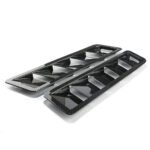 2PCS Universal Car Hood Vent Louver Scoop Cover Air Flow Intake Cooling Panel - Image 7