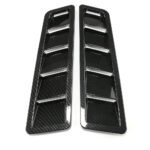 2PCS Universal Car Hood Vent Louver Scoop Cover Air Flow Intake Cooling Panel - Image 8