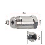Stainless Steel Oxygen O2 Sensor CEL Eliminator Light  45°&90°& 0°   Adapter Mini Catalytic Convertor M18X1.5 Socket Plug - Image 15