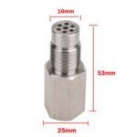 Stainless Steel Oxygen O2 Sensor CEL Eliminator Light  45°&90°& 0°   Adapter Mini Catalytic Convertor M18X1.5 Socket Plug - Image 13