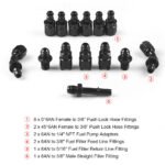 Fuel Injection Line Install Kit For LS Conversion EFI FI w/Filter and Regulator - Image 8