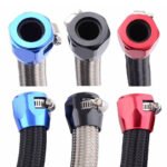 Hex Hose Finisher Clamp for Fuel/Oil/Gas/Air and Water End Cover Fitting 4/6/8/10/12AN - Image 6