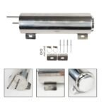 Polished Stainless Steel 20-24-32-50OZ Radiator Coolant Overflow Puke Tank Can - Image 15