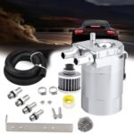 Upgraded Baffled Oil Catch Can with Breather Filter Kit Aluminum Oil Reservoir Tank with 3/8" Strengthened NBR Fuel Line - Image 14