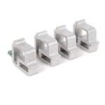 4 PCS Truck Cap Topper Camper Shell Mounting Clamps Heavy Duty Aluminum Silver - Image 11