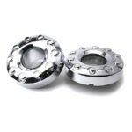 2PCS 10-Lug Front Car Wheel Hub Center Caps Fit For Ford F450 F550 05-17 Super Duty