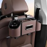 Multifunctional Nappa Leather Car Backseat Organizer - Image 8