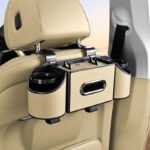 Multifunctional Nappa Leather Car Backseat Organizer - Image 10