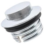 Vented Flush Mount CNC Fuel Tank Gas Cap Pop up for Harley - Image 2