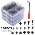 801Pcs/750Pcs/ 1000Pcs Car Retainer Auto Fasteners Push Trim Plastic Clips Pin Rivet Bumper Kit - Image 20
