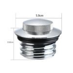 Vented Flush Mount CNC Fuel Tank Gas Cap Pop up for Harley - Image 4