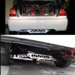 Rear Lower Control Arm Subframe Brace Tie Bar Kit For 92-95 Honda Civic EG - Image 16