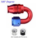 2PCS AN4/AN6/AN8/AN10/AN12 PTFE Hose End Fitting Adapter for PTFE Hose Line Only - Image 12