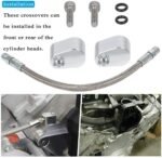 LS LS1 Throttle Body Coolant Bypass Hose Kit Cylinder Head Steam Port Crossover - Image 6