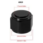 2PCS 4/6/8/10/12 AN Female Flare Fitting Cap Block Off Nut Aluminum For Fuel Systems - Image 4