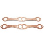 For SB Chevy 327 305 350 Reusable SBC Oval Port Copper Header Exhaust Gaskets - Image 5