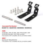 Glove Box Lid Hinge Snapped Repair Fix Brackets Kit For Audi A4 S4 RS4 B6 B7 8E - Image 6