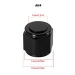 2PCS 4/6/8/10/12 AN Female Flare Fitting Cap Block Off Nut Aluminum For Fuel Systems - Image 7
