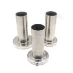 Universal 3.5" to 4.5" Round Steel Removable Catback Exhaust System Muffler Tip Silencer - Image 8