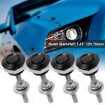 4 X Push Button Quick Release Hood Bonnet Pins Lock Clip Car Bumper Latch Kit - Image 17